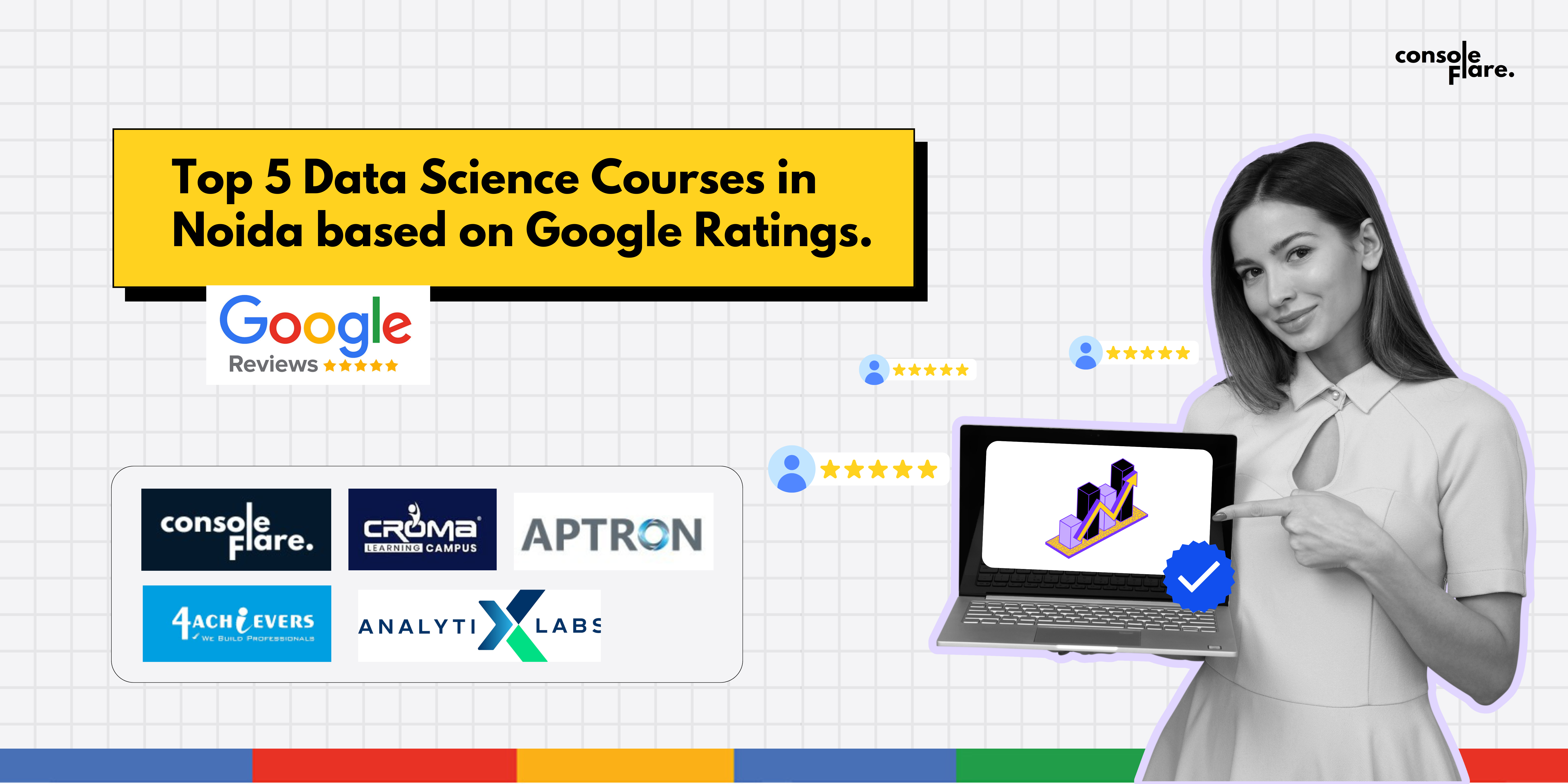 5 Best Data Science Courses in Noida based on Google Ratings.